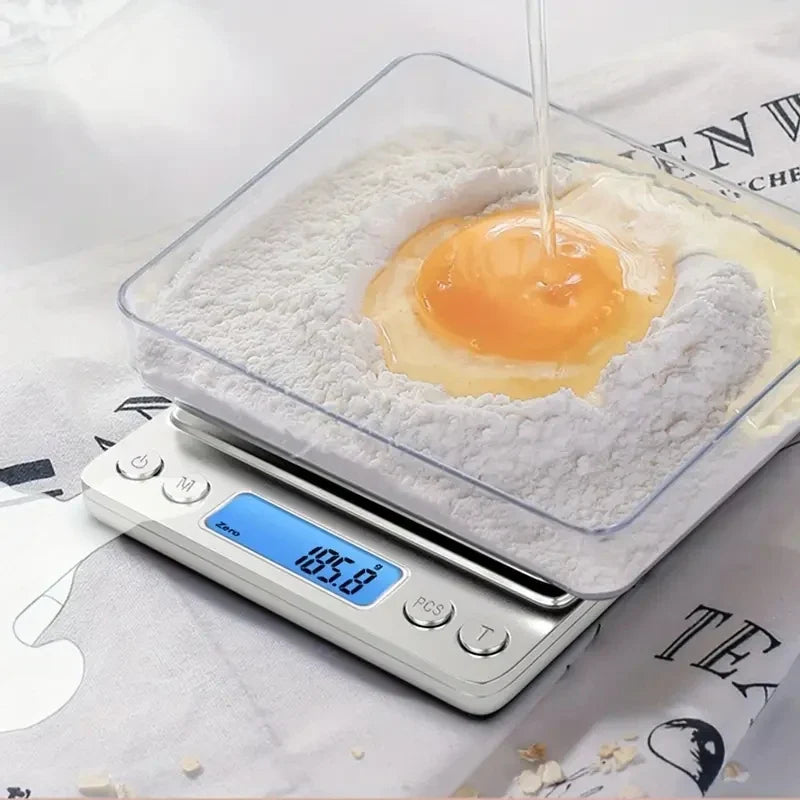1pc High-Precision Digital Food Scale | Accurate Measurements in Grams and Ounces | Essential Kitchen Tool for Cooking & Baking