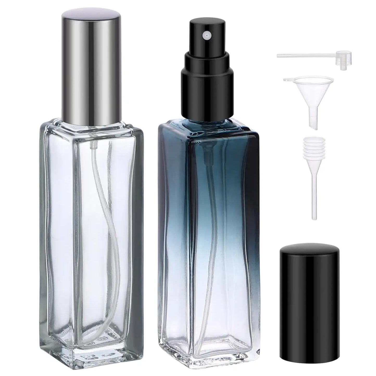 10ml High-Quality Perfume Spray Bottle | Refillable Glass Atomizer | 1 or 3 Pieces | Travel Cosmetic Sample Vials
