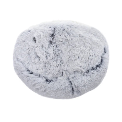 Tieker Plush Round Pet Bed | Soft Cat & Dog Mattress | Universal, All-Season Sleeping Bed for Small Pets