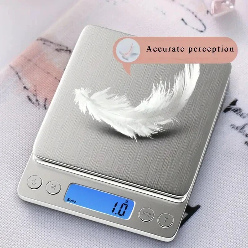 1pc High-Precision Digital Food Scale | Accurate Measurements in Grams and Ounces | Essential Kitchen Tool for Cooking & Baking