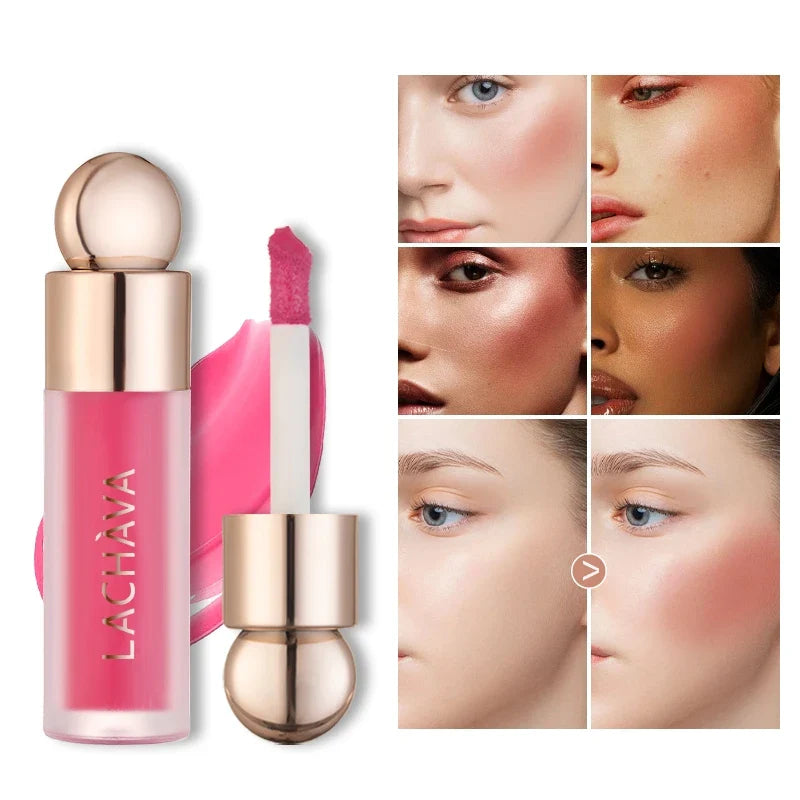 Liquid Blush 13 Colors | Creamy Contouring & Brightening Makeup | Nude Rouge for Face & Cheeks