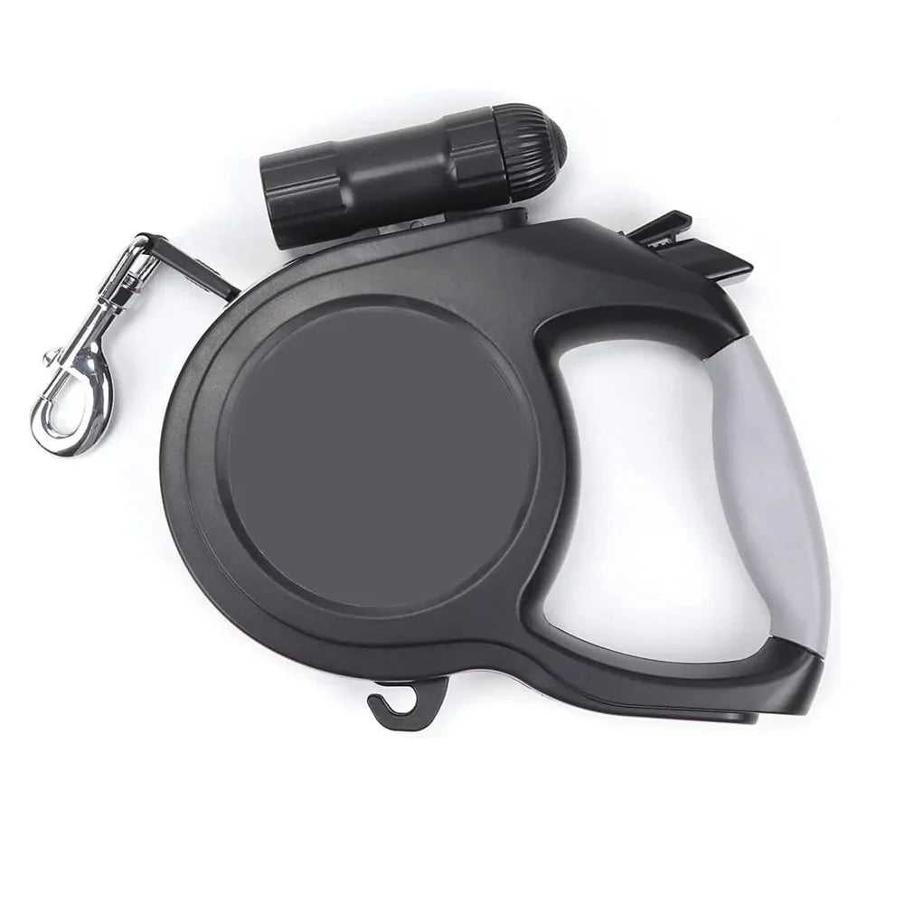 Heavy Duty Retractable Pet Leash | Durable Nylon, 8M Automatic Extending Lead | Supports Dogs up to 50KG