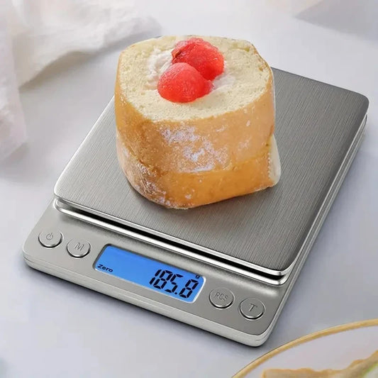 1pc High-Precision Digital Food Scale | Accurate Measurements in Grams and Ounces | Essential Kitchen Tool for Cooking & Baking