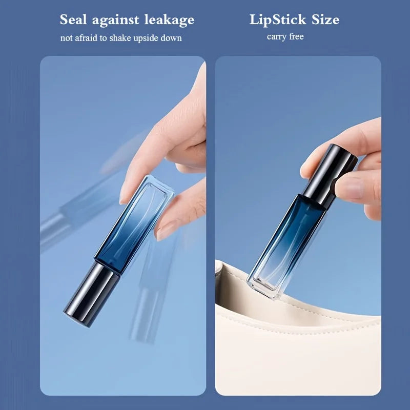 10ml High-Quality Perfume Spray Bottle | Refillable Glass Atomizer | 1 or 3 Pieces | Travel Cosmetic Sample Vials