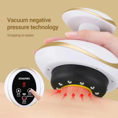 6/9 Gear Electric Cupping Massager | Body Fat Burner, Negative Pressure Suction, Home Plug-in Massage Device