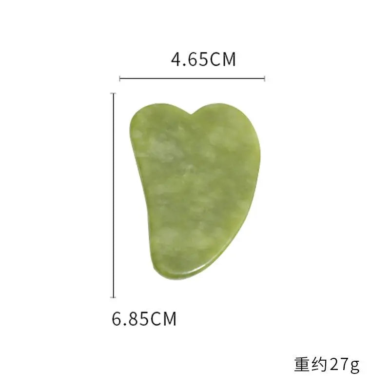 Natural Stone Gua Sha & Jade Roller Set | Facial and Body Massage Tool for Spa, Relaxation & Skincare