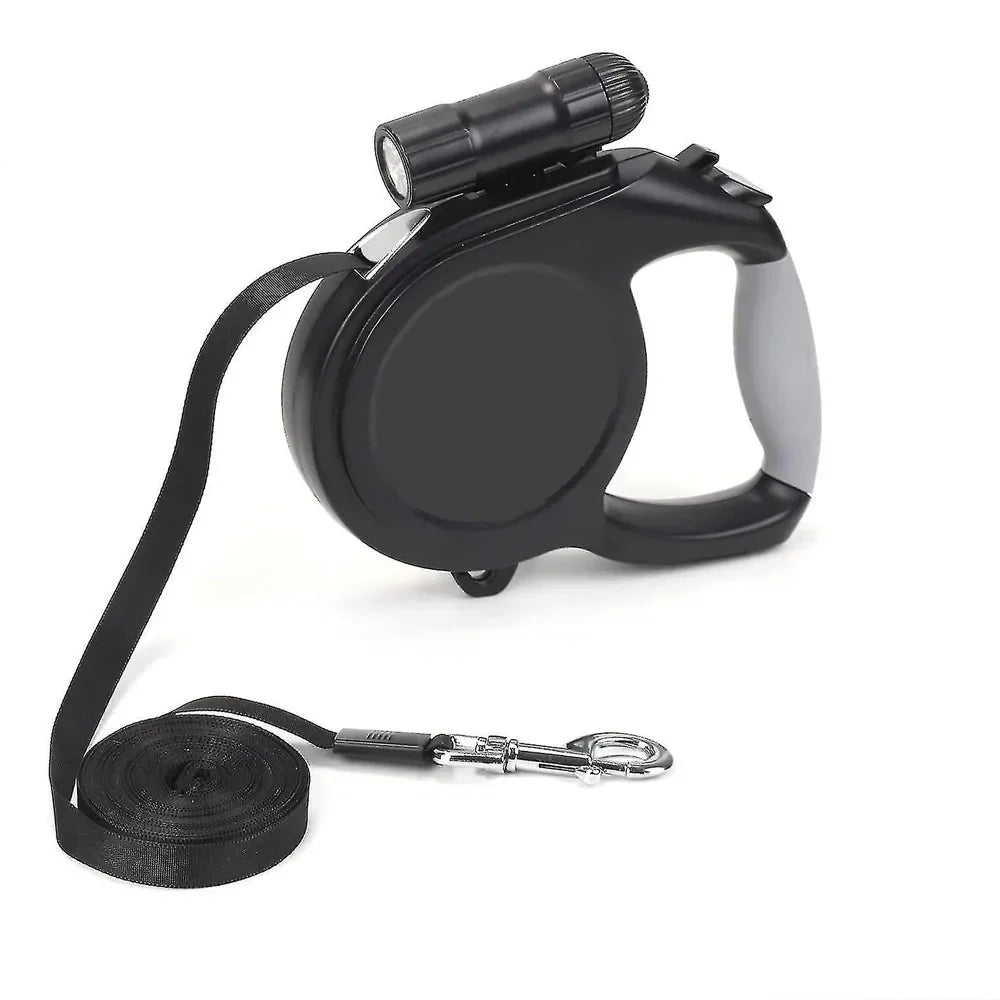 Heavy Duty Retractable Pet Leash | Durable Nylon, 8M Automatic Extending Lead | Supports Dogs up to 50KG
