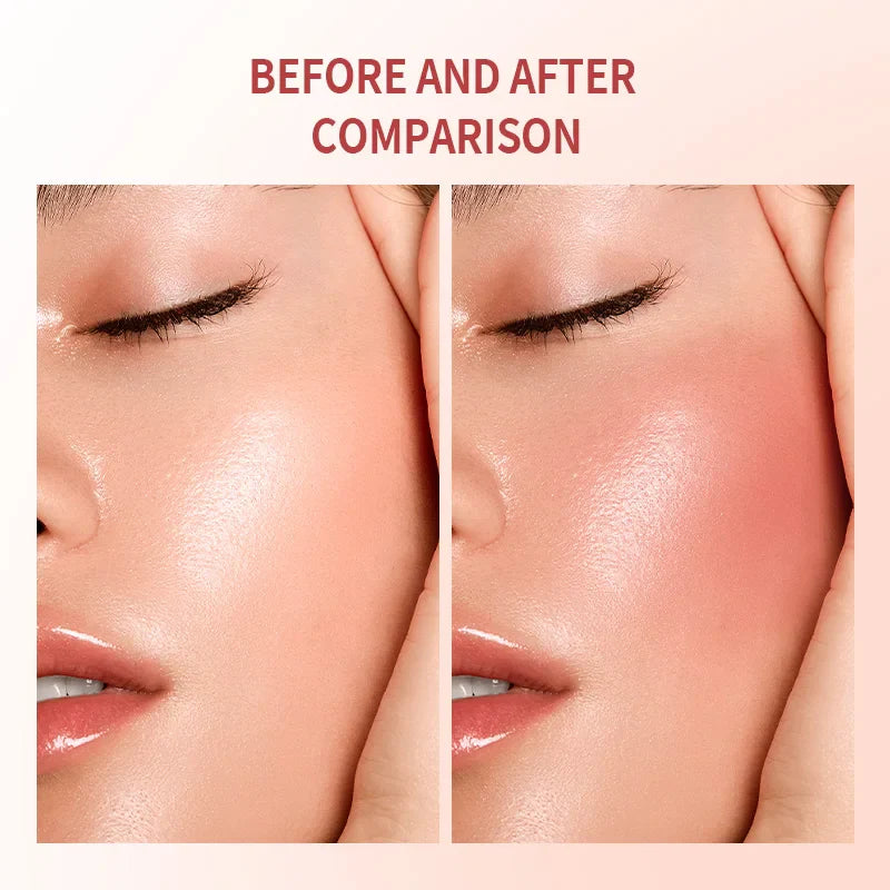 Liquid Blush 13 Colors | Creamy Contouring & Brightening Makeup | Nude Rouge for Face & Cheeks